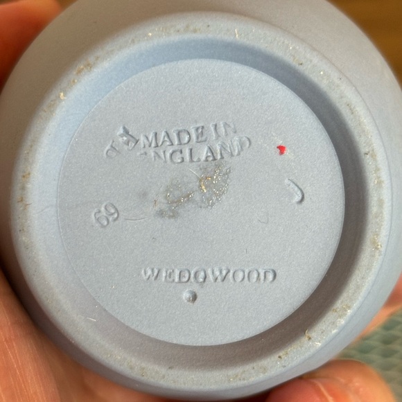 Wedgwood Light Blue Jasperware-Style Bud Vase - Picture 3 of 4